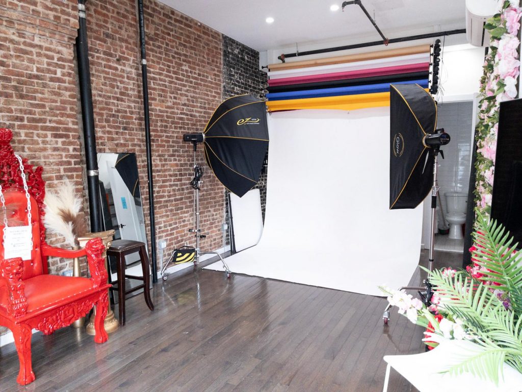 Professional photography studio